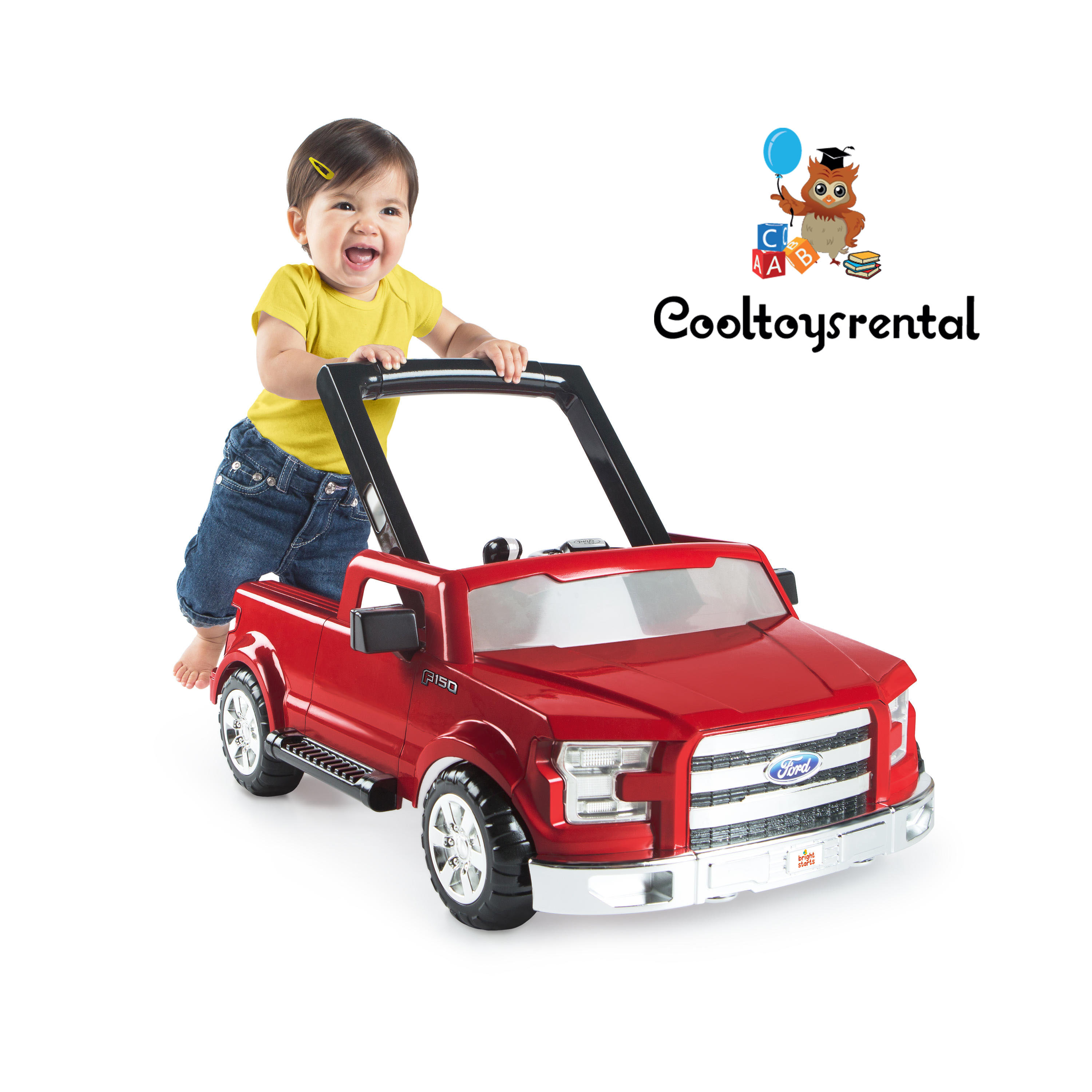 Red 3 Ways To Play Baby Walker Bright Starts  Ford F150 